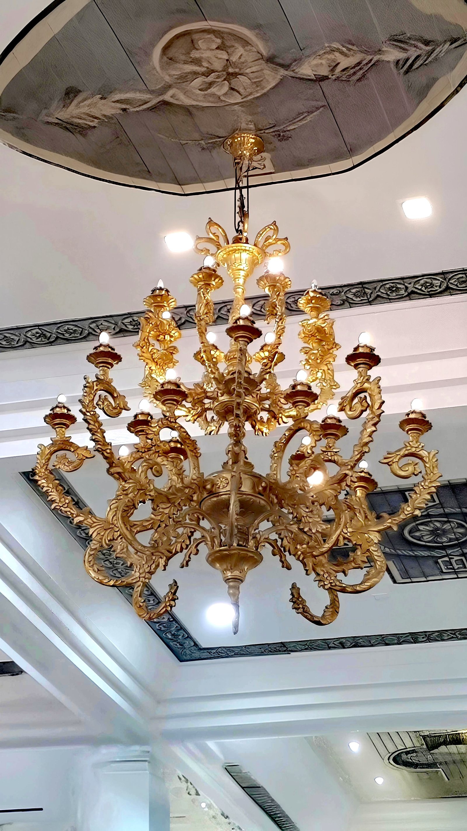 Luxury gold chandelier collection